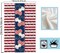 4th of July Kitchen Towels Patriotic Decorations Stripe Stars Heart Dish Towels Memorial Day Independence Day Hand Towels 18x26 Inch Set of 2
